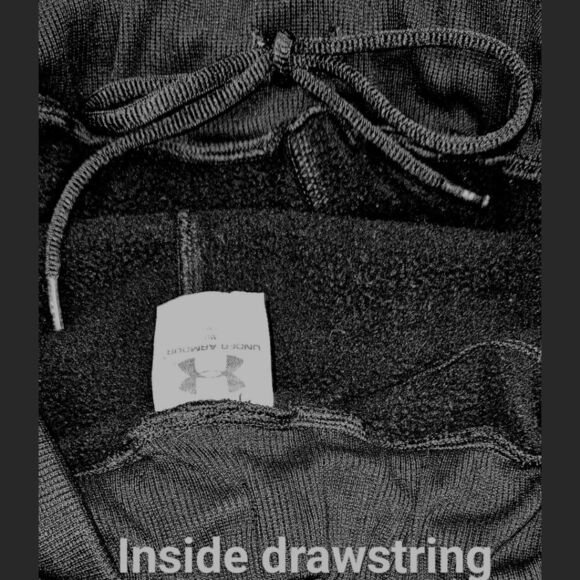 UNDER ARMOUR Black Loose Fit Drawstring Workout Pants Size M - Picture 8 of 14